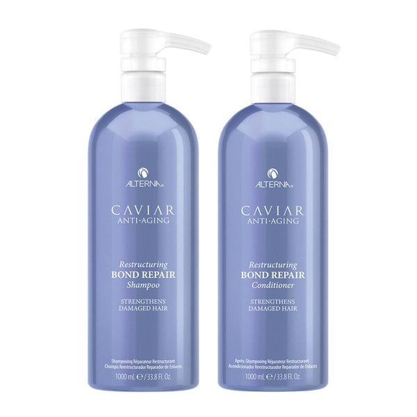 Caviar Anti-Aging Bond Repair Shampoo & Conditioner 1L Duo