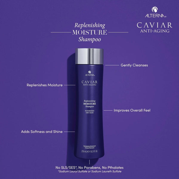 Alterna Caviar Moisture shampoo benefits