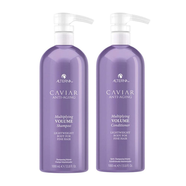 Caviar Anti-Aging Multiplying Volume Shampoo & Conditioner 1L Duo